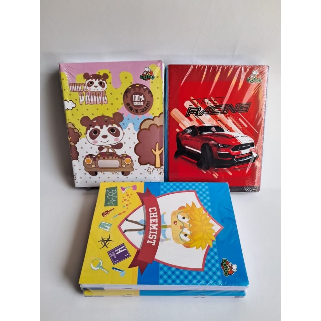 

Buku tulis DODO isi 30/38/58 lembar - pack motif random