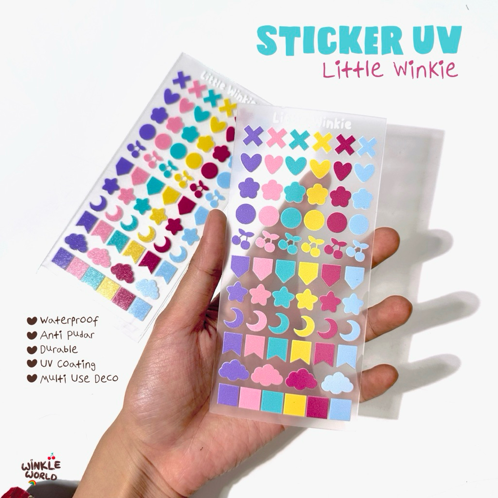 

Sticker UV Transparant Little Winkle / Sticker Kiss Cut / Sticker Transparant / /Sticker Journal / Sticker Tumblr