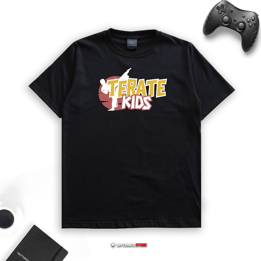 Kaos Pria Original 100% KAOS PSHT KIDS | T-SHIRT SH TERATE KIDS - BLACK | KAOS ANAK PSHT SIMPLE Unis