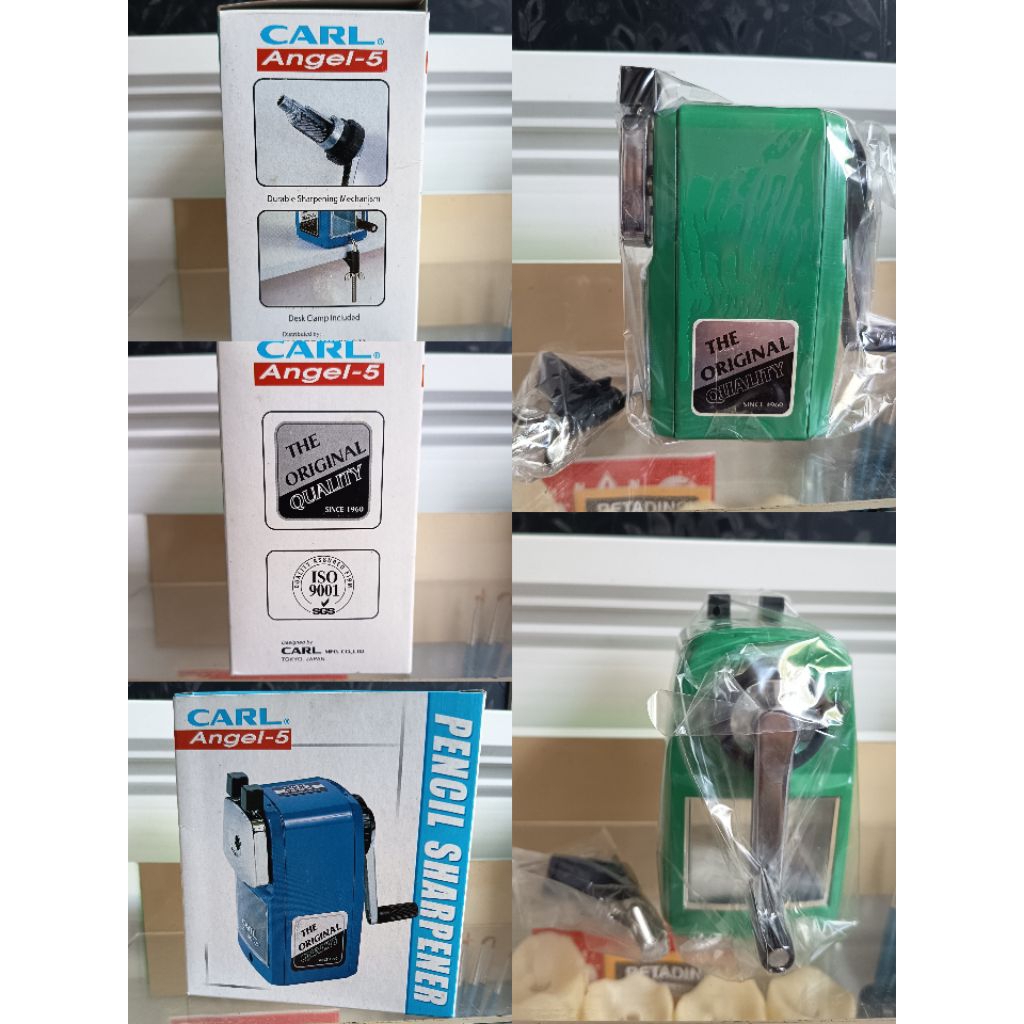 

Carl Angel 5 Sharpener Rautan Pensil Warna Hijau