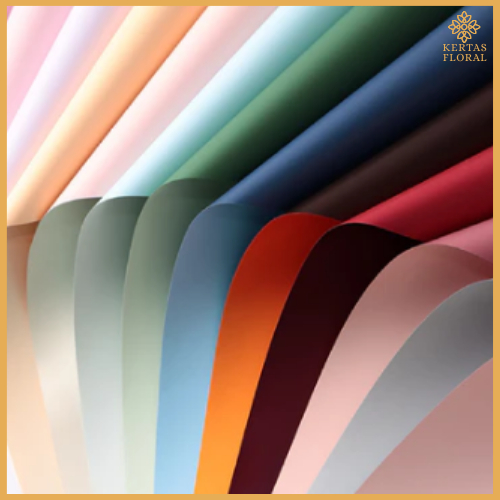 

Kertas Buket Bunga Dua Warna Pastel Polos Flower Wrapping Paper Bi Color Cellophane KB6001