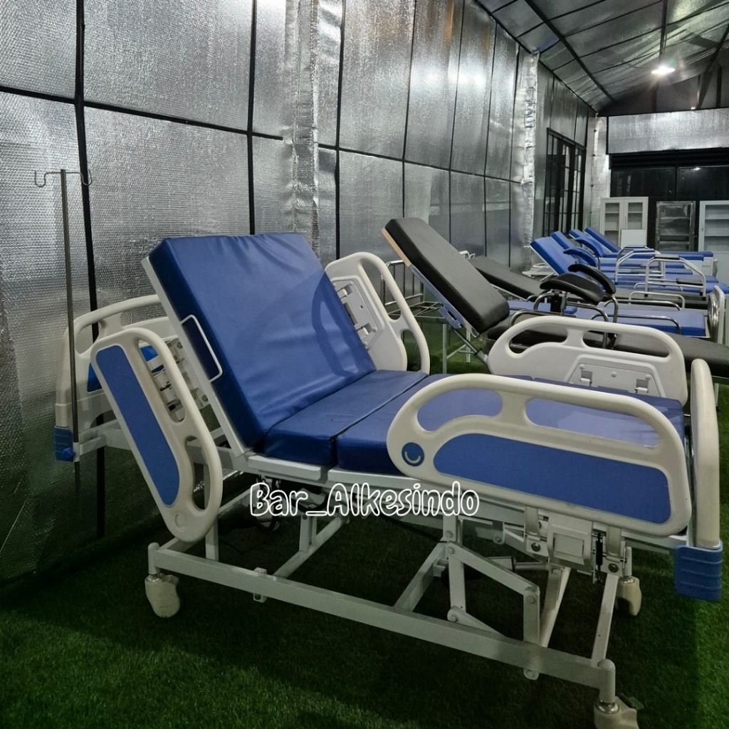 Bed Rawat Inap VIP | Bed Pasien Elektrik Butterfly | Bed Rumah Sakit Elektrik 3 Motor | Bed Elektrik
