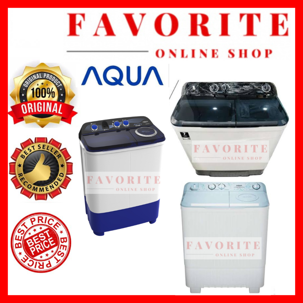 MESIN CUCI AQUA 9 KG AQUA MESIN CUCI 2 TABUNG 9KGAQUA 9031