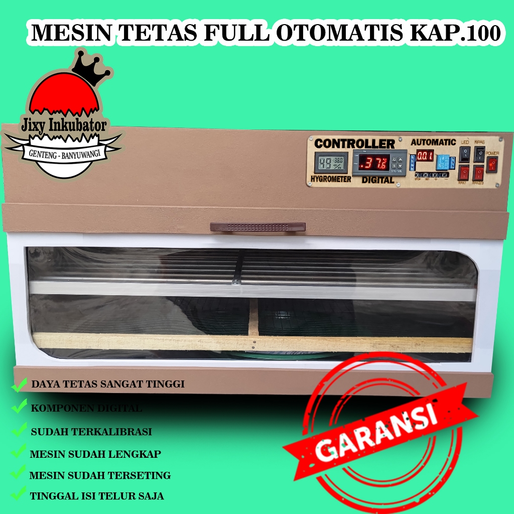 MESIN TETAS KAPASITAS 100 FULL OTOMATIS