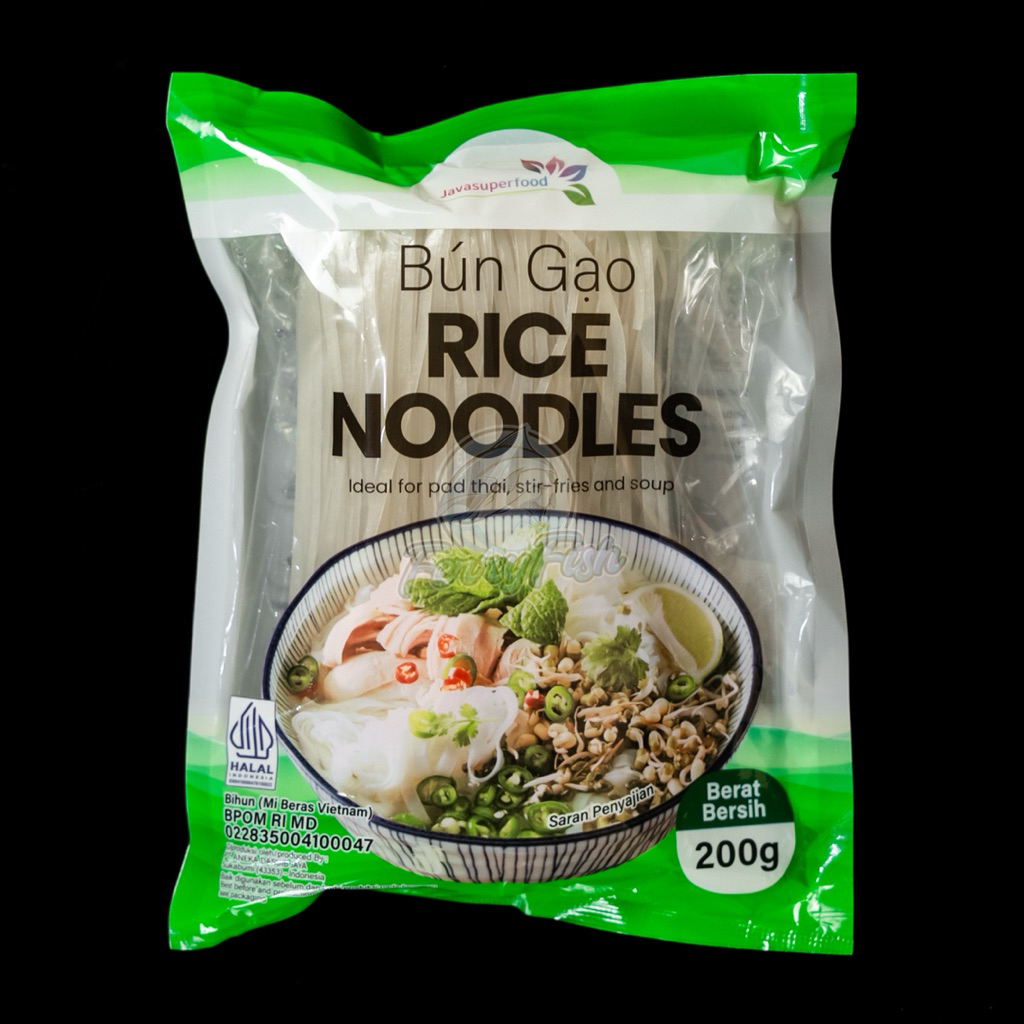 

Rice Noodle / Mie Beras Vietnam / Pho Soup BUN GAO 200 Gram