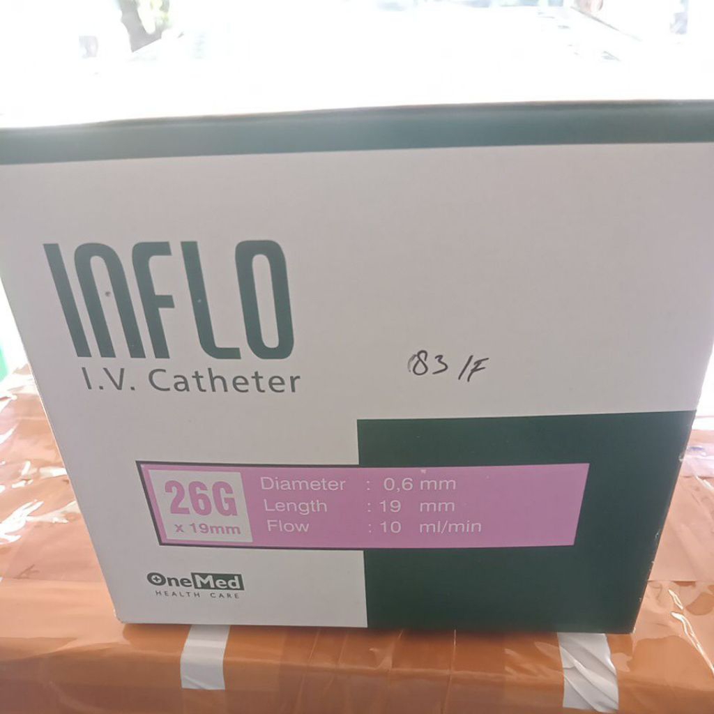 inflo 26G onemed box isi 50 pcs