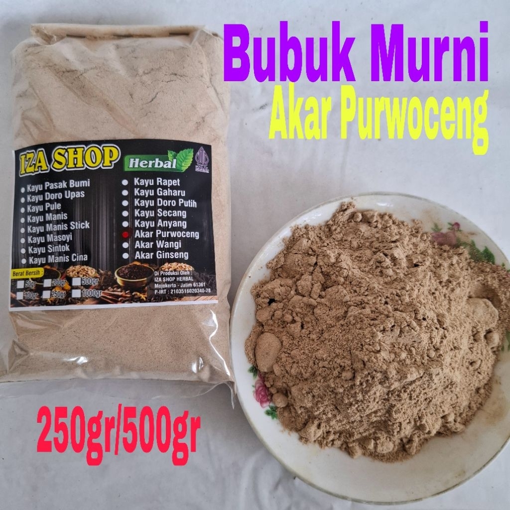 

Bubuk Murni Akar Purwoceng 250/500gr
