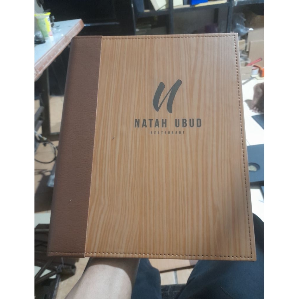 

Cover buku menu MODEL HPL ukuran a4