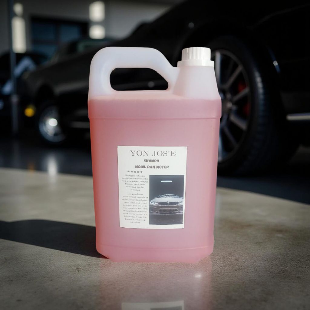shampo wax shampo mobil & motor kemasan 5 liter