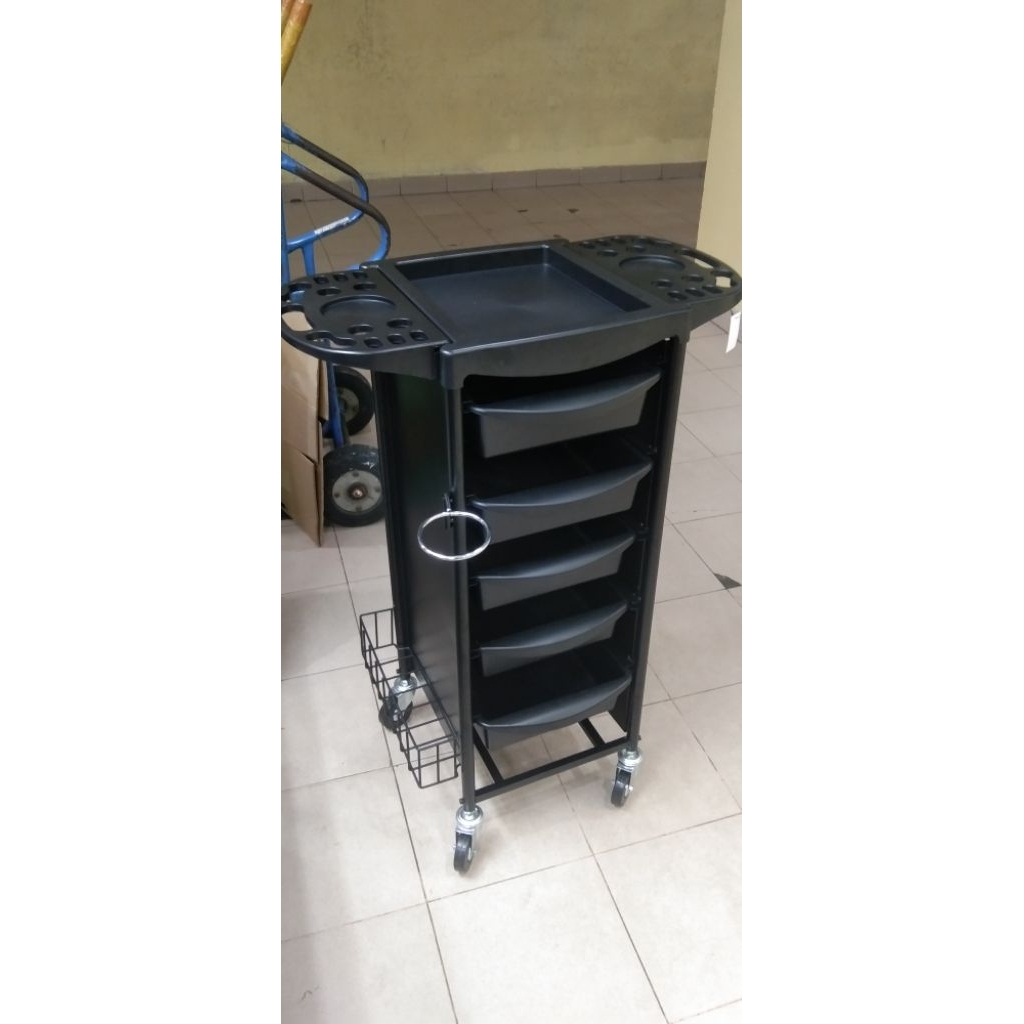 rak troli salon susun