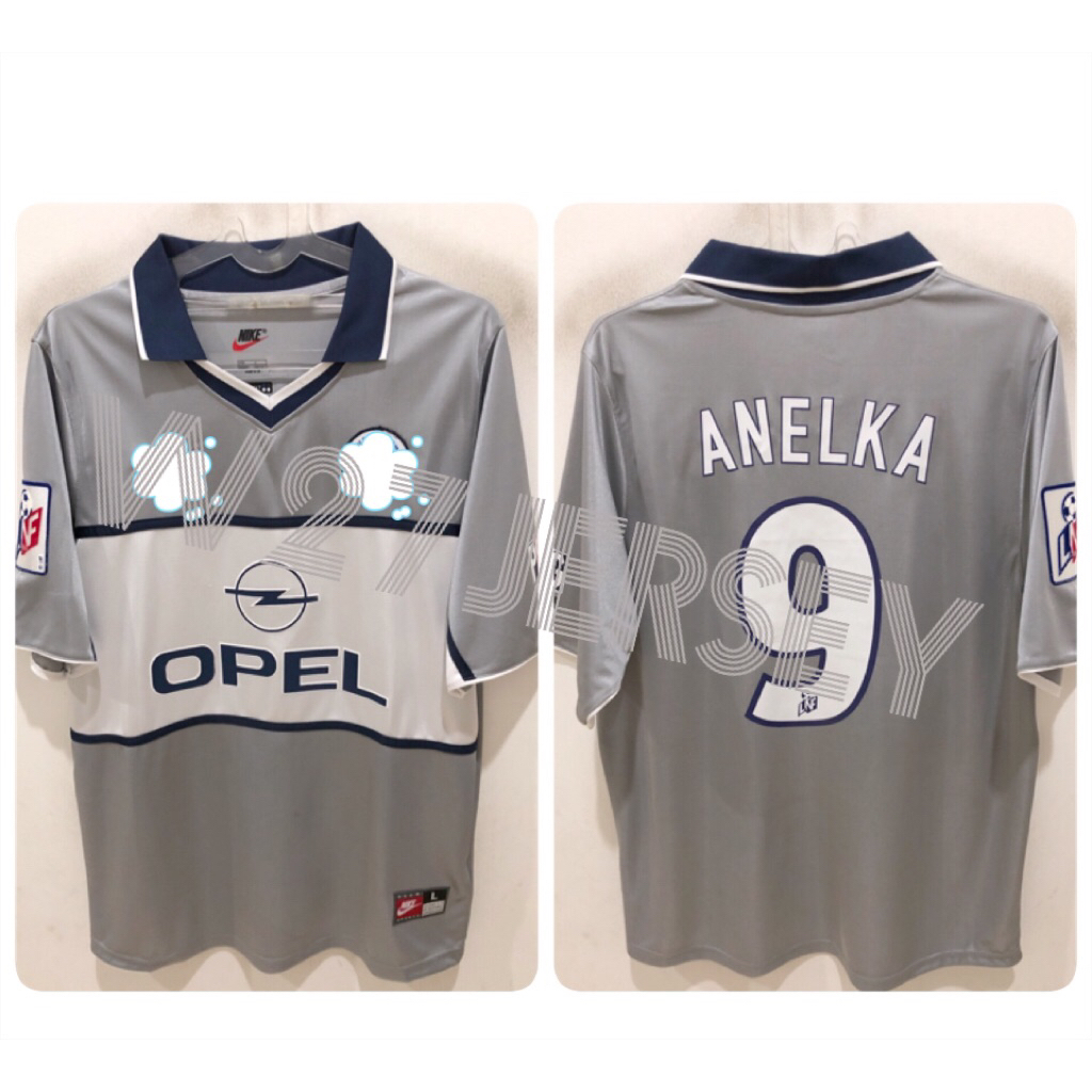 JERSEY RETRO - PE ES GE AWAY 2000-2001 name player Anelka + Patch