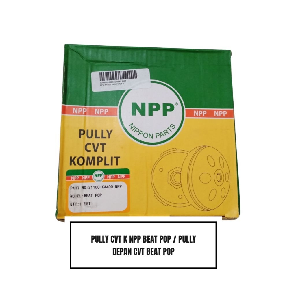 PULLY CVT K NPP BEAT POP / PULLY DEPAN CVT BEAT POP