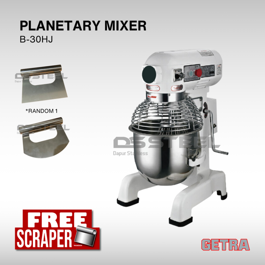 Planetary Mixer GETRA B-30HJ / Mixer GETRA B30HJ / Pengaduk Adonan Kue GETRA B 30HJ / Mixer Roti Get