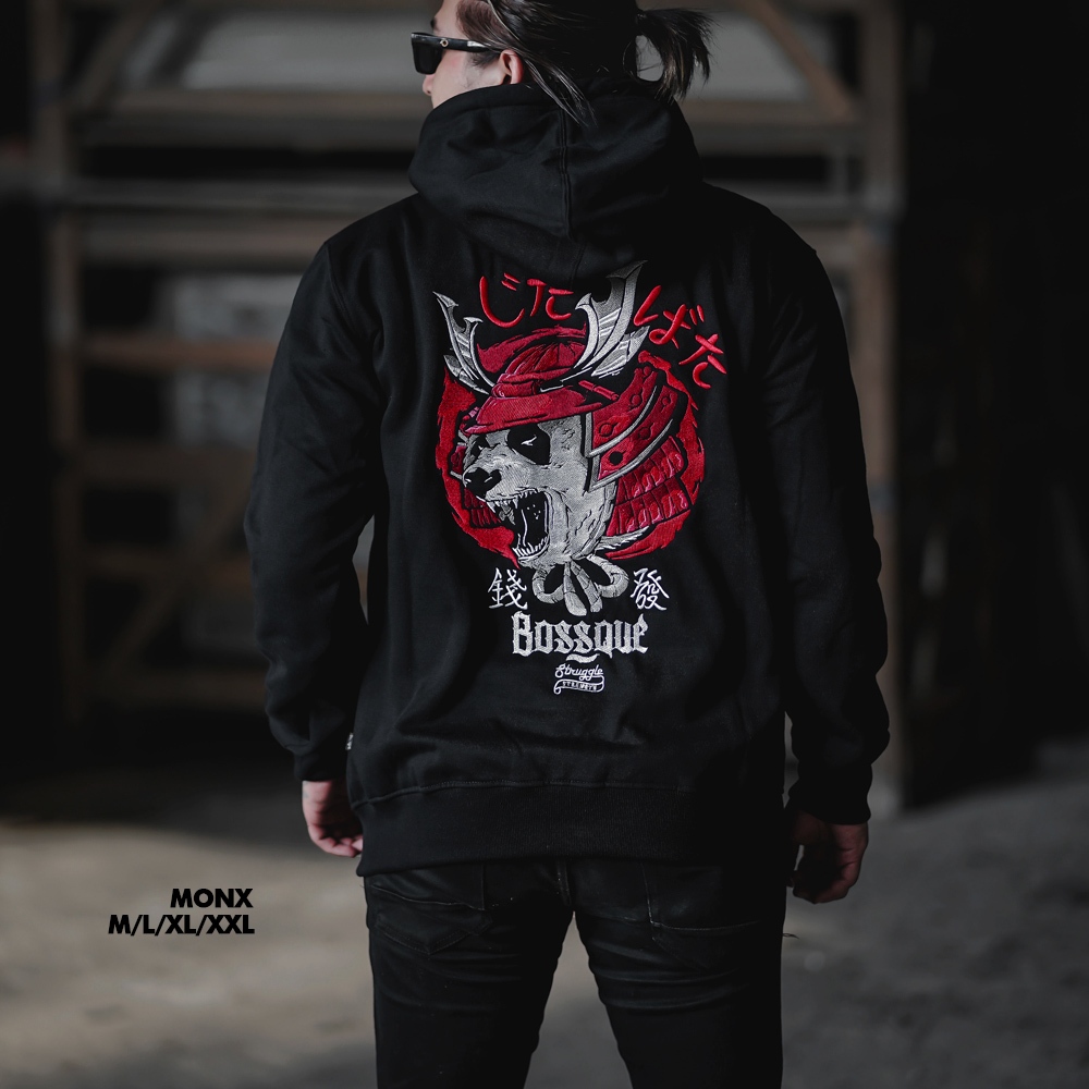 Bossque - Monks Hoodie Bordir Mythology Jumper Sweater Pria Pullover Jaket Hoodie Sweter Jaket Pria