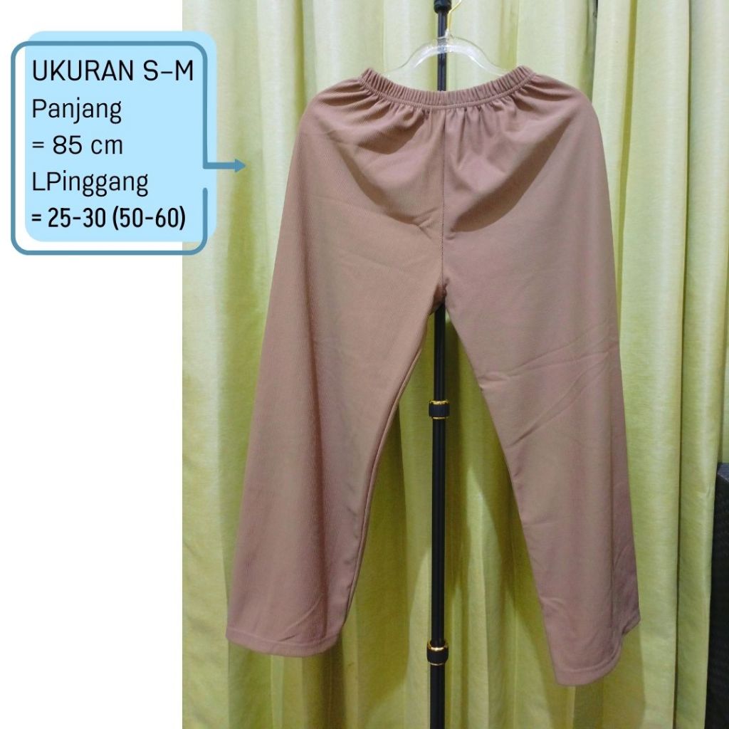 Celana Panjang Wanita Preloved Second Pakaian Bawahan Jogger Legging Cewek Celamis Dalaman Gamis Inn
