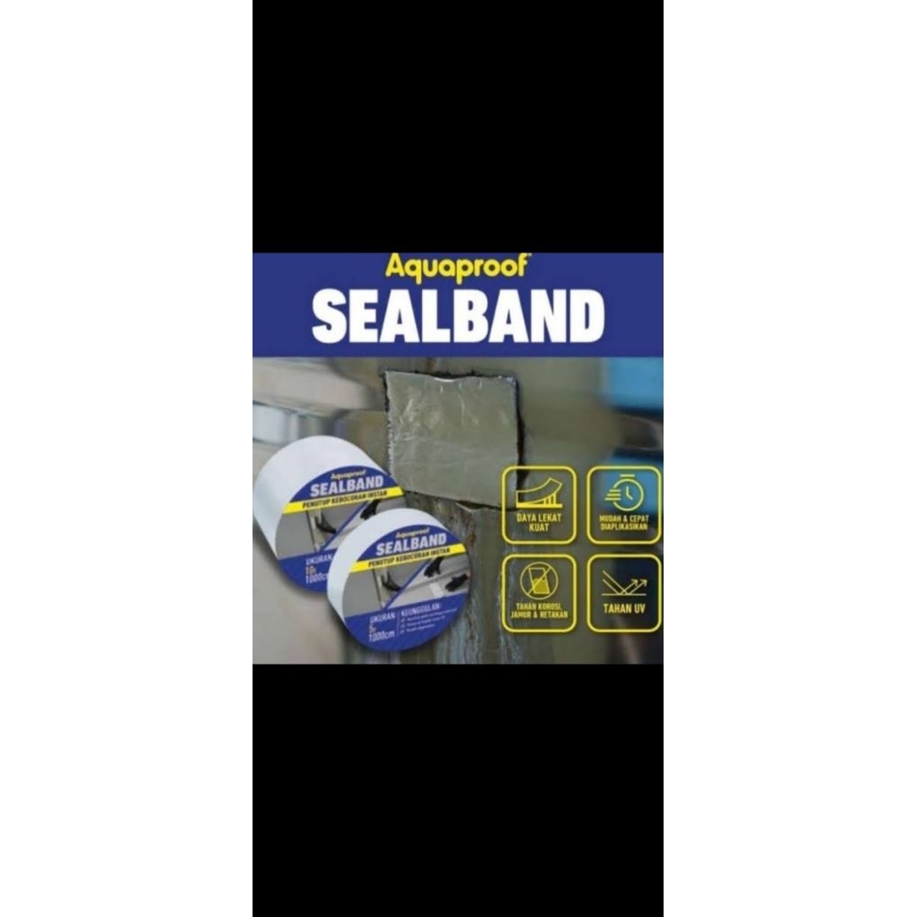 SEALBAND / SOLASI ASPAL / SOLASI ANTI BOCOR / PLINGKUT ANTI BOCOR 10METER