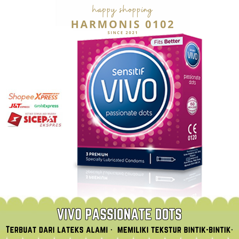 Kondom Bergerigi Vivo Passionate Dots Condom Grigi Bergrigi