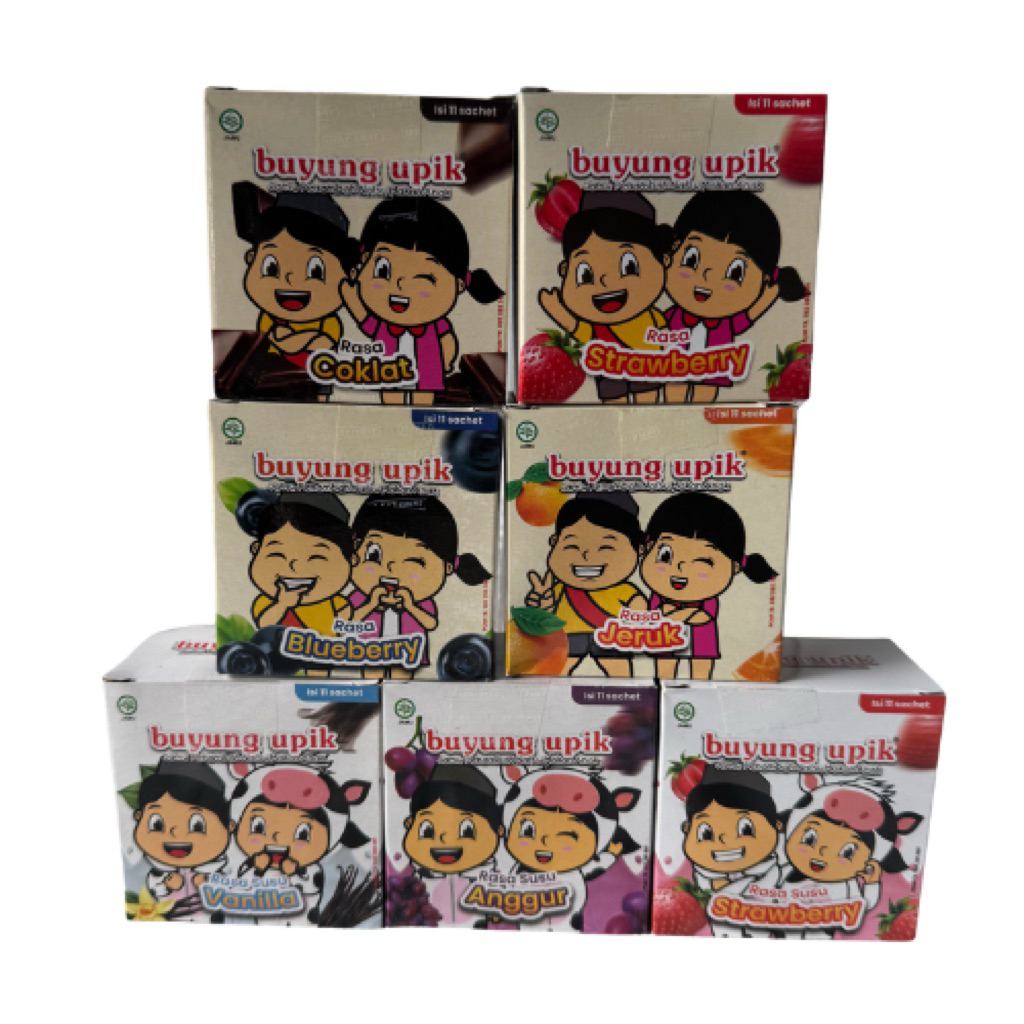 

BUYUNG UPIK JAMU ANAK BERBAGAI VARIAN RASA SUSU/REGULAR