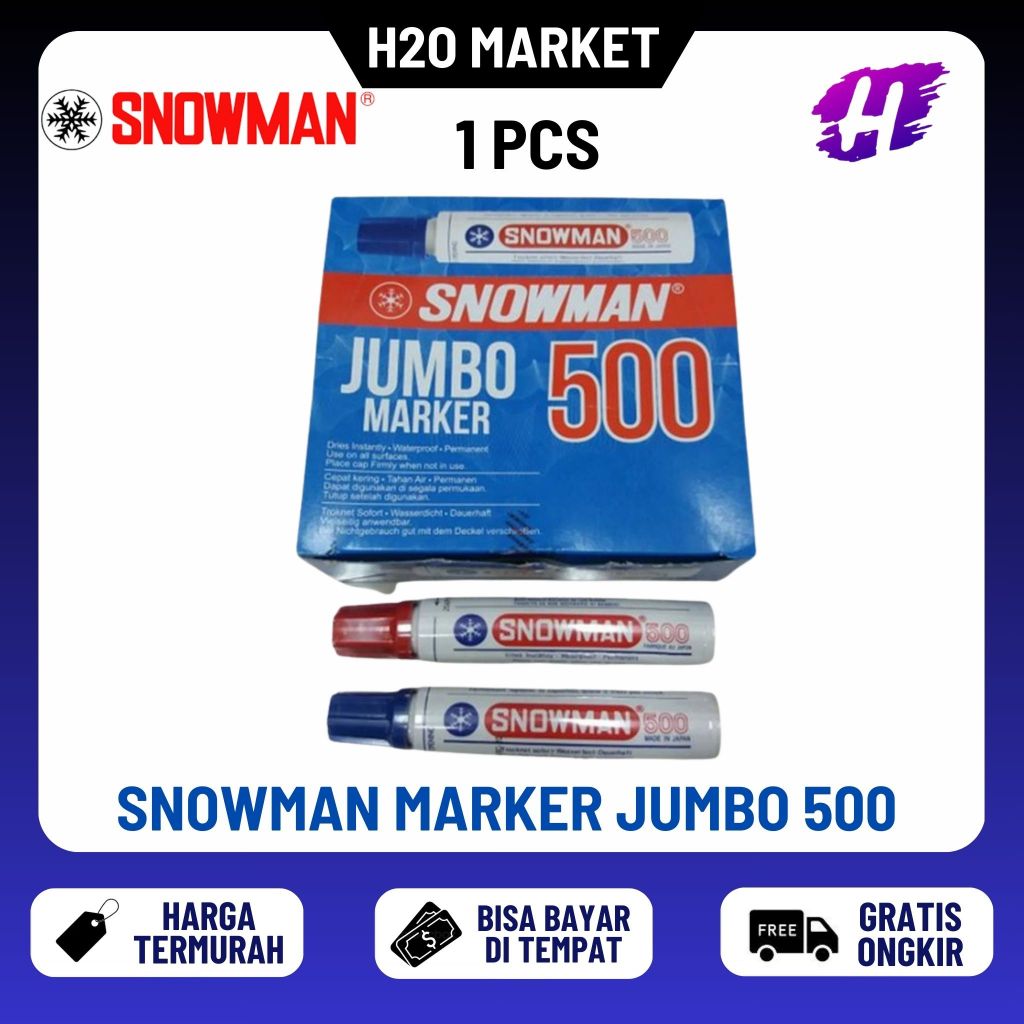 

SPIDOL SNOWMAN 500 JUMBO / SNOWMAN MARKER JUMBO 500 / JUMBO / 500