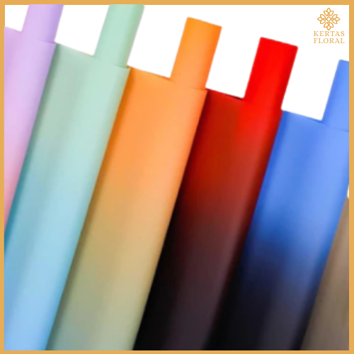 

Kertas Buket cellophane gradient Flower Wrapping Paper Florist KB6183