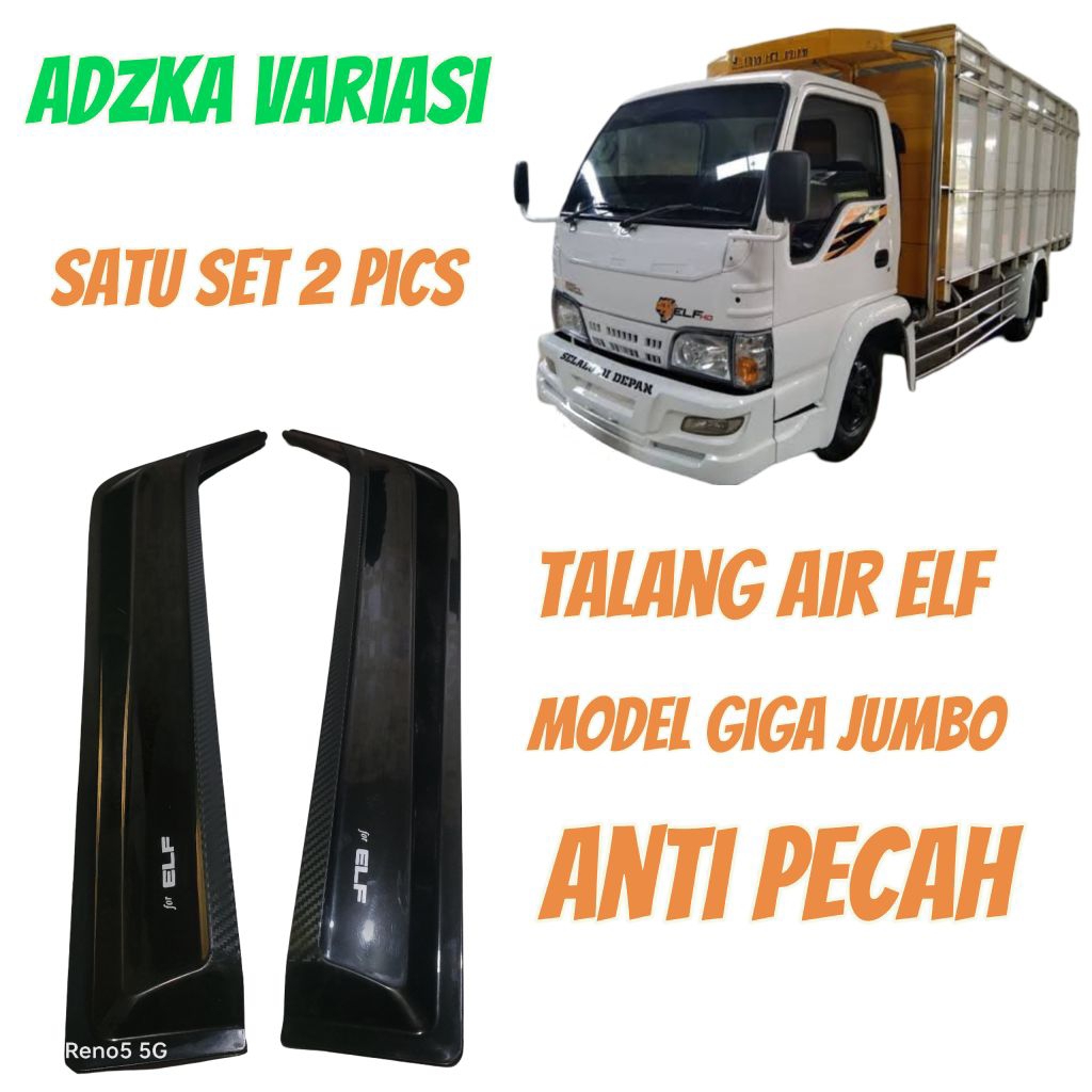 talang air pintu mobil Isuzu Elf lama injection model giga jumbo carbon