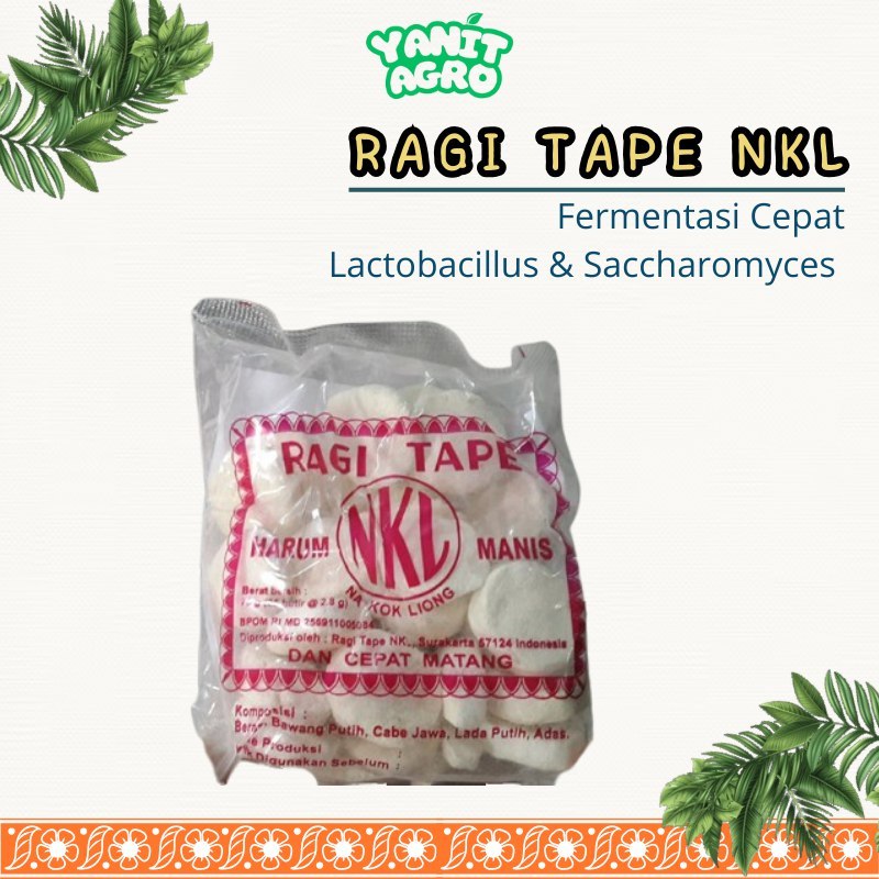 

Ragi Tape NKL Isi 25 Butir