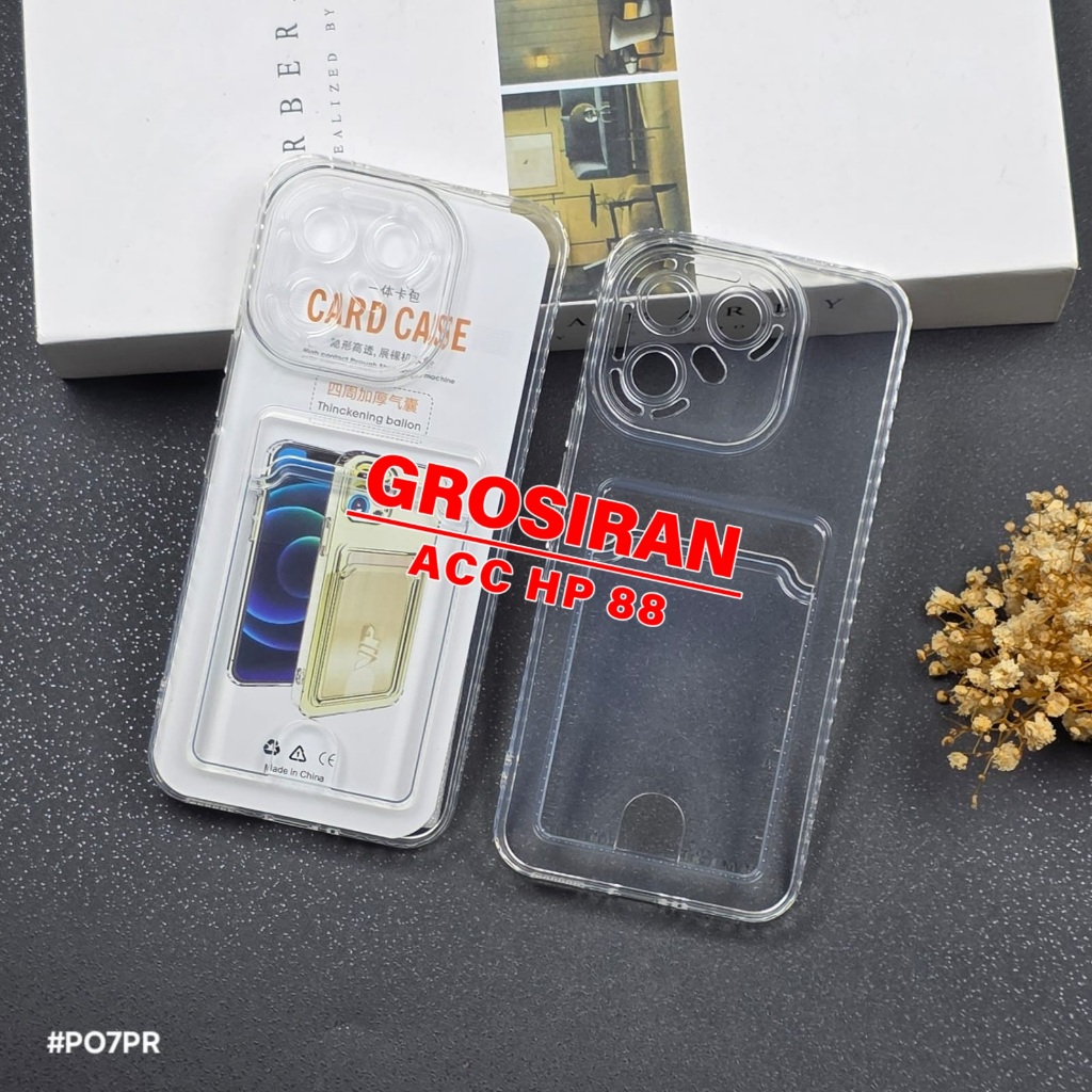 TECNO POVA 7 PRO TECNO POVA 7 ULTRA TECNO POVA CURVE SOFT CASE BENING SLOT KARTU CASE TECNO POVA 7 P