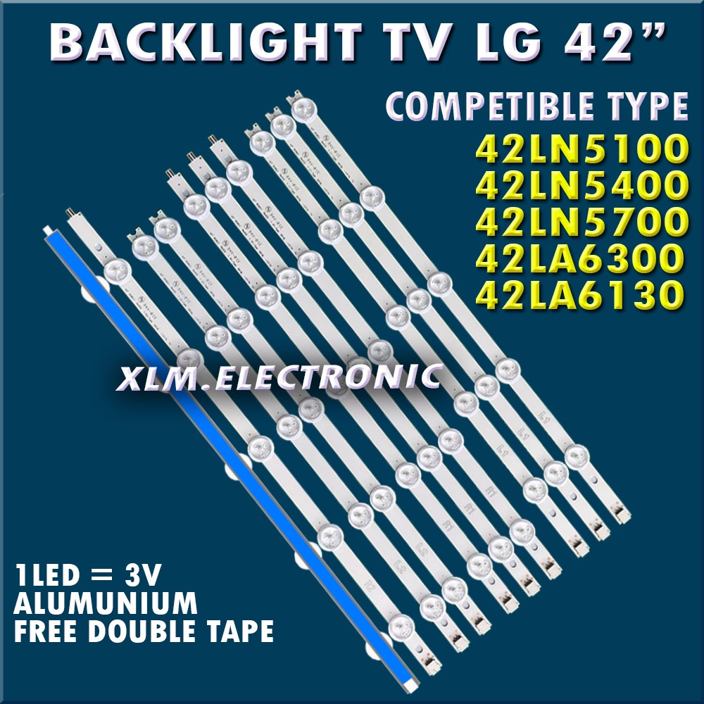 BACKLIGHT TV LED LG 42LN5100 42LN5400 42LN5710 42LA6130 42LA6200  BACKLIGHT LG 42LN 42 INCH IN