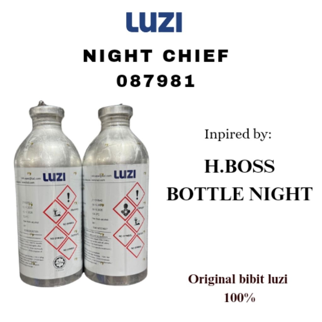 BIBIT NIGHT CHIEF LUZI | INSPIRED BY H BOSS BOTTLE NIGHT | BIBIT LUZI 100ML REPACK