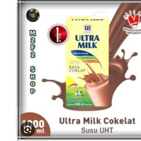 

susu UHT(ultra milk)rasa coklat 1000ml