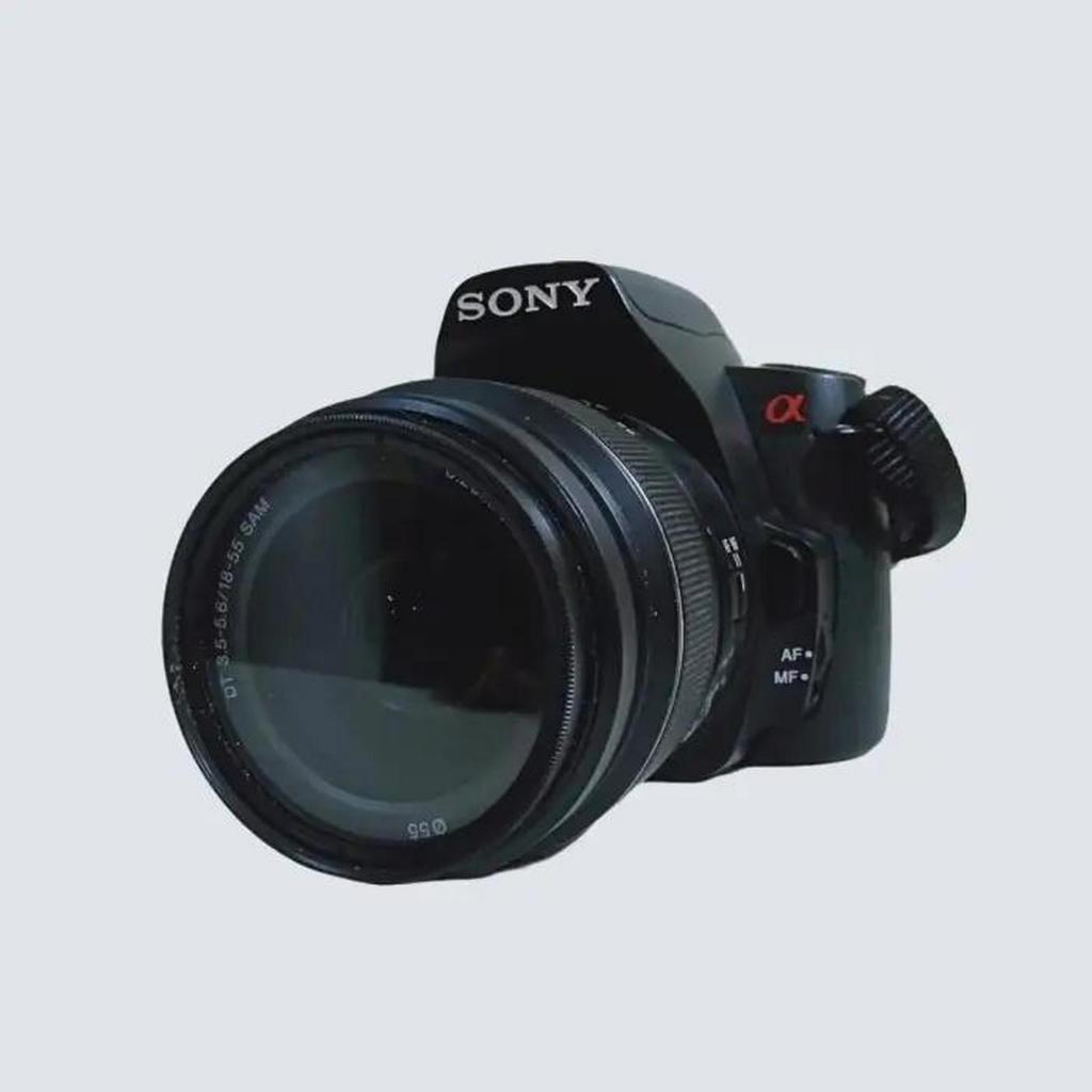 SONY A230 Lensa Kit 18-55mm Kamera DSLR