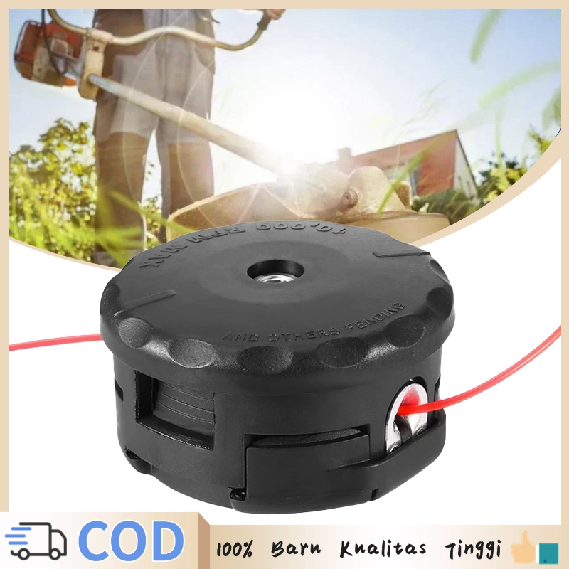 1 Set Trimer Head Potong Rumput Trimer Head Mesin Potong Rumput Head Mesin Potong Rumput Kepala Sena