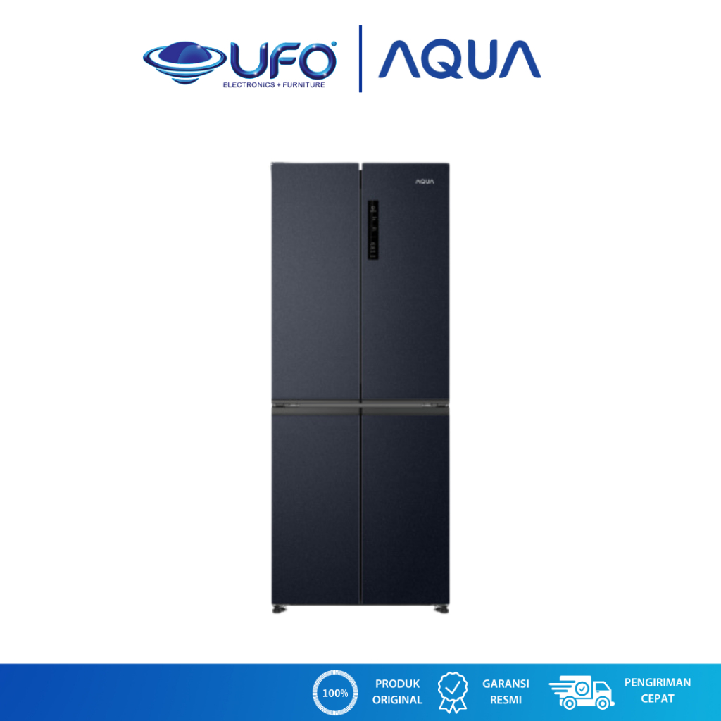Aqua Kulkas 4 Pintu Inventer Kapasitas 406 | AQRCTD506RGCCB