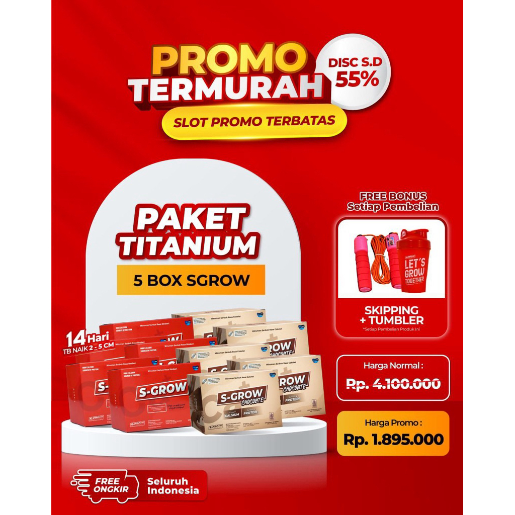 SGROW PAKET TITANIUM