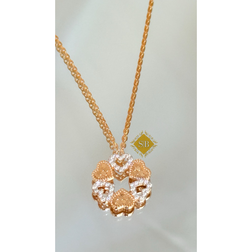 Kalung Love Emas G375 8K