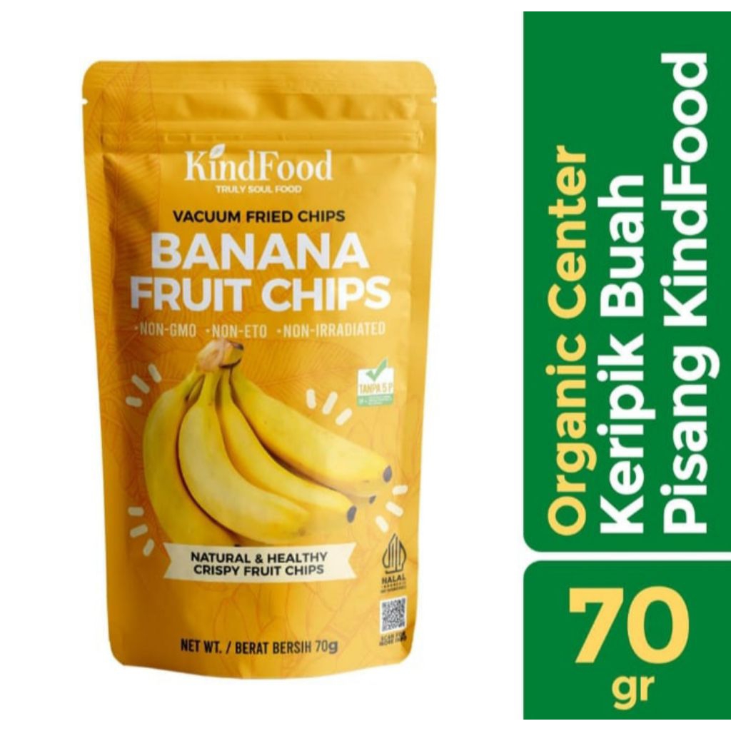 

Organic Center - Banana Chips 70gr