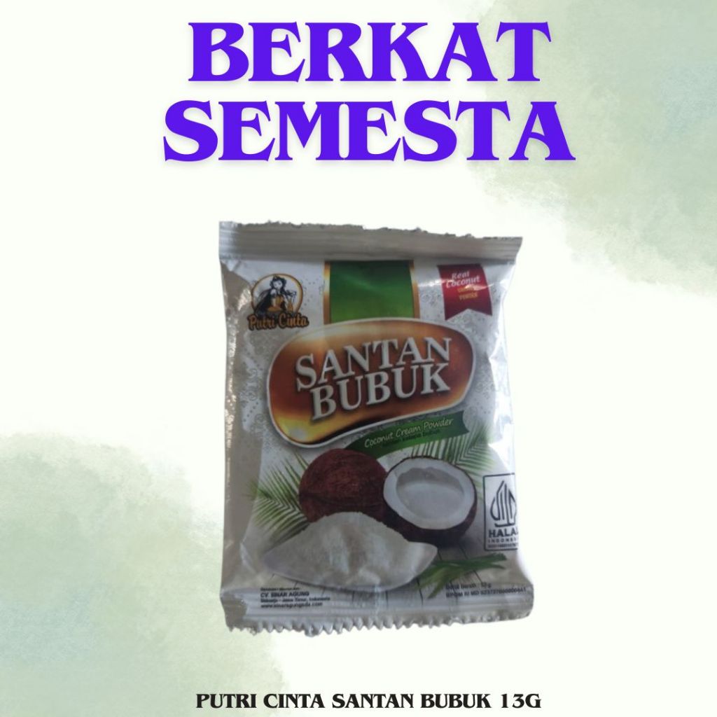 

Bubuk Santan Sachet 13Gr Praktis Dan Aman