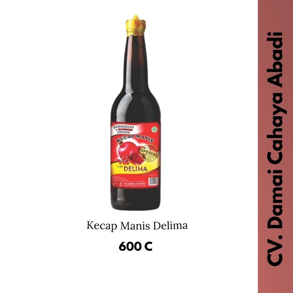 

Kecap Manis DELIMA 600 ML