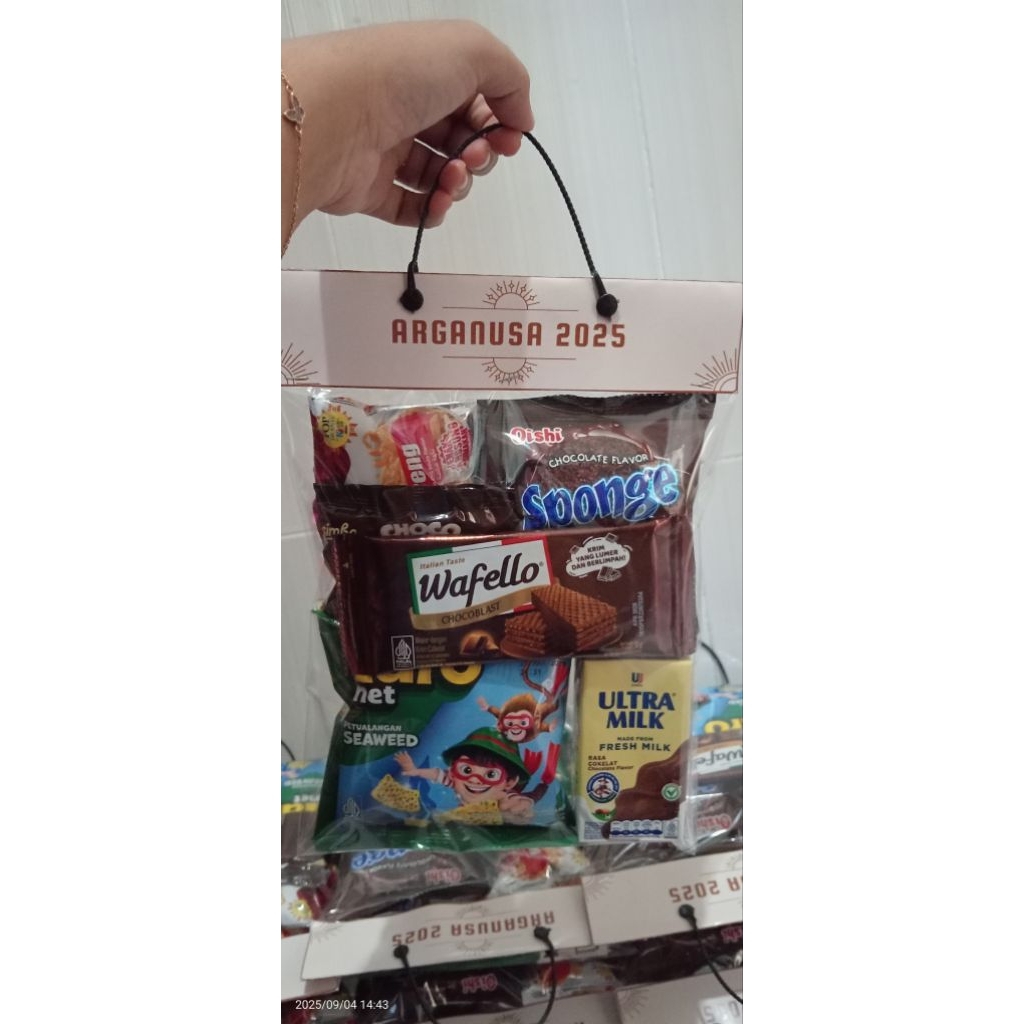 

Paket snack souvenir alat tulis / goodie bag ulang tahun/khitan/tedak siten dll bingkisan hadiah