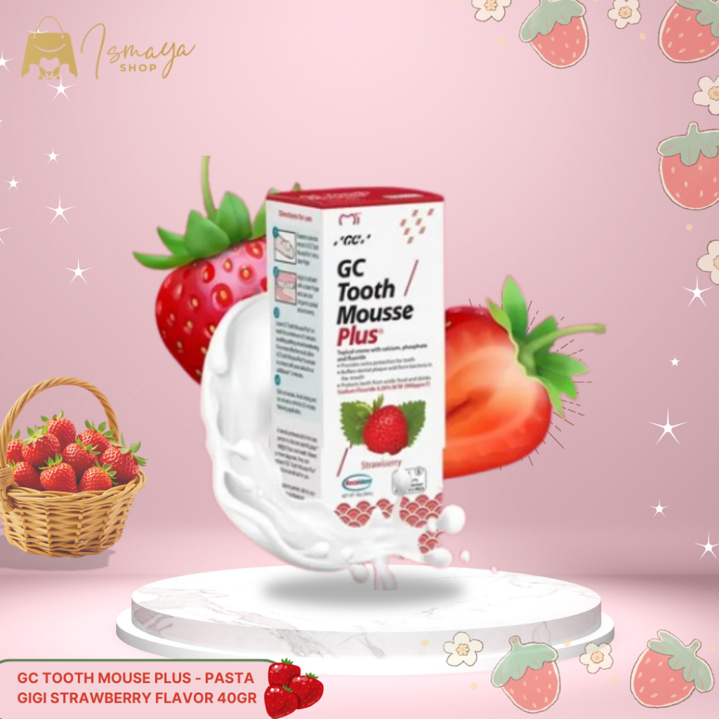 GC Tooth Mouse Plus - Pasta Gigi Strawberry Flavor 40gr