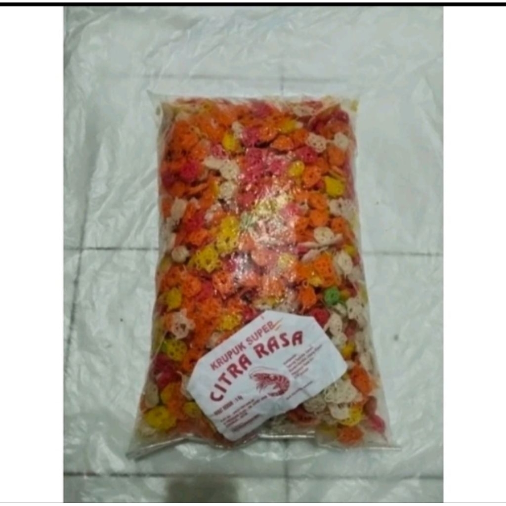 

krupuk mawar warna warni perball 5kg