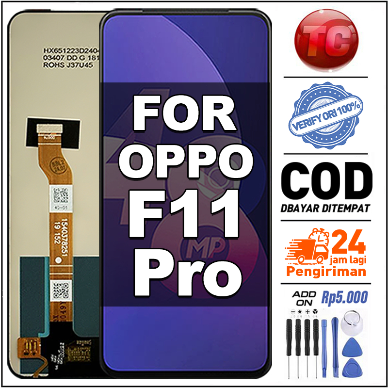 TC LCD For OPPO F11 Pro Fullset hp Touchscreen Kompatibel untuk Glass Touch Screen Digitizer COD