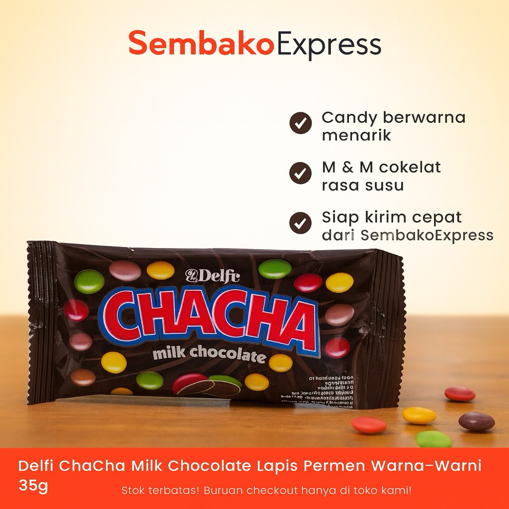 

Delfi Cha Cha Milk Chocolate 35g