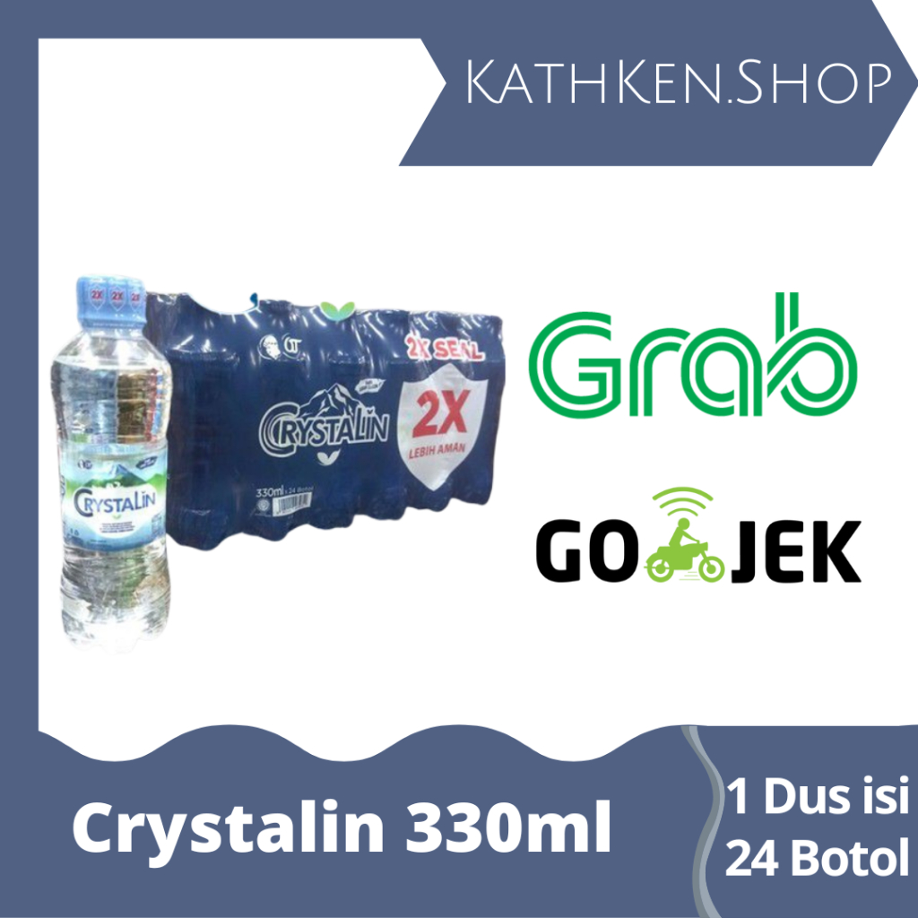 

Crystalin 330ml dus isi 24 Botol