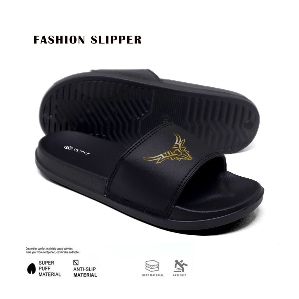 Sandal / Sendal Flat Karet Shoes Unisex Buffalo Perempaun / Pria / Wanita / Unisex / Anak Anak / Rem