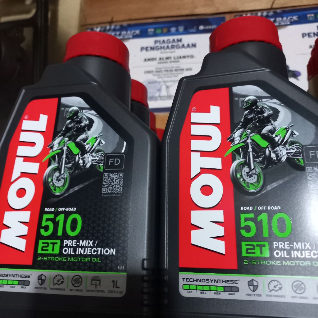 Motul 510 oli samping