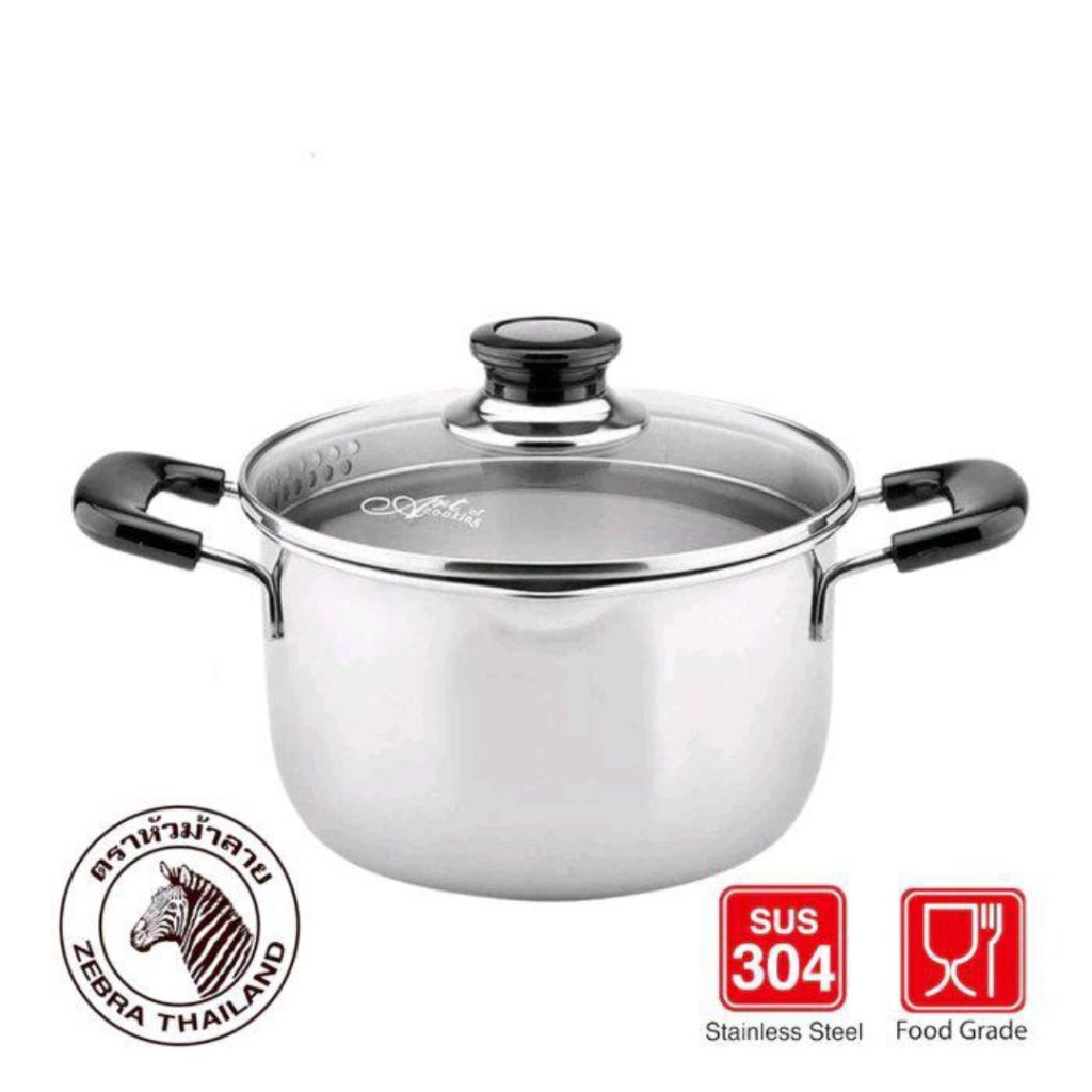 ZEBRA SAUCEPOT 24CM CESAR 169614 PANCI STAINLESS