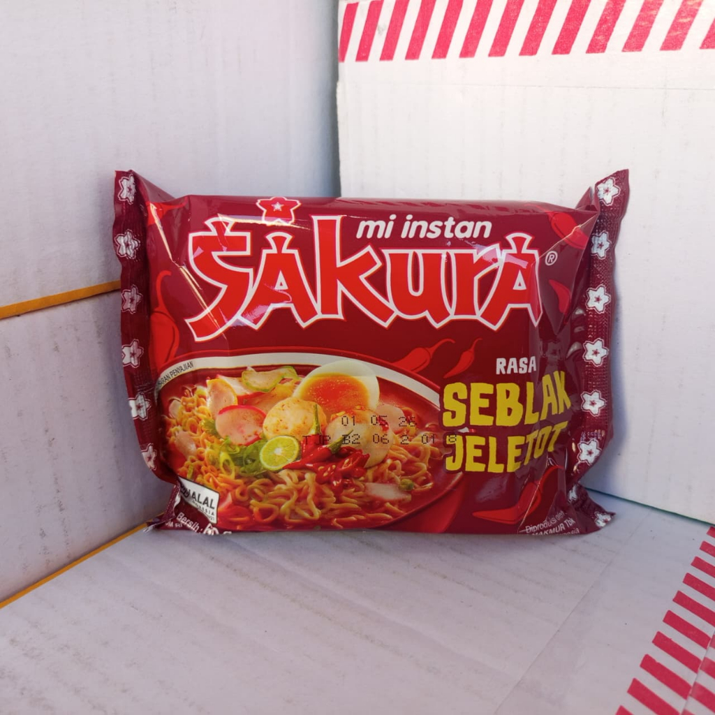 

[GSSNACK] 1 DUS SAKURA GORENG SEBLAK JELETOK KUAH MIE LEGENDARIS