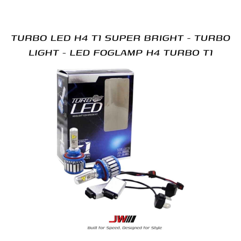 TURBO LED H4 T1 SUPER BRIGHT - TURBO LIGHT - LED FOGLAMP H4 TURBO T1