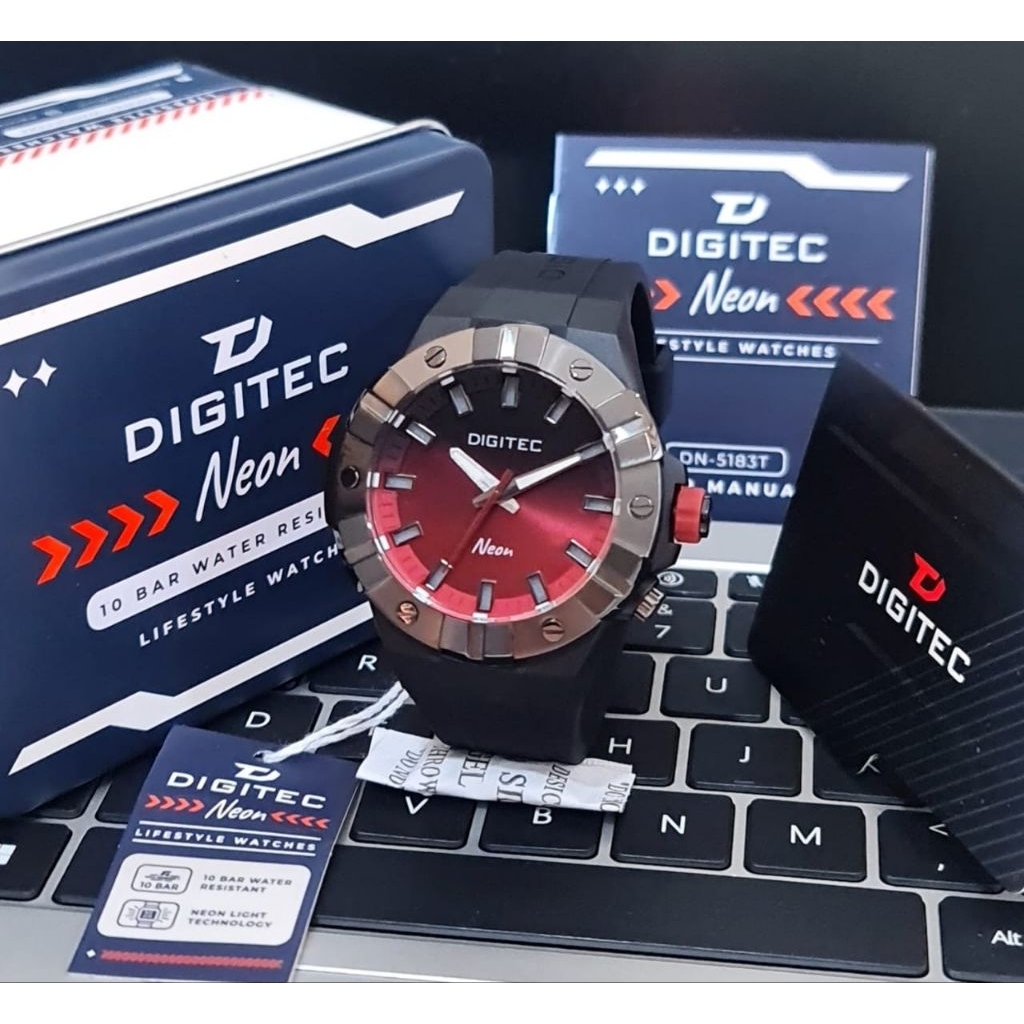Jam Tangan Pria Digitec DN-5183 Analog Digitec Neon
